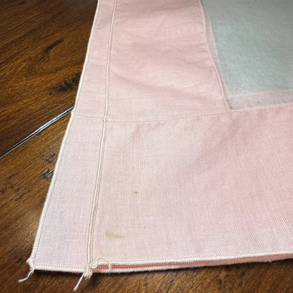 Vintage Madeira Organdy Table Square 41.5